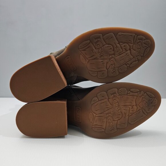 NEW Korks Kork Ease Shyla Ankle Boot Womens Size 9 Taupe Block Heel Buckle Strap - Picture 12 of 14